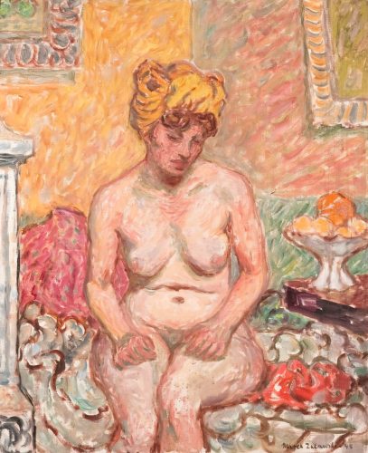 Marek Żuławski, Akt w żółtym turbanie, sztuka polska, sztuka współczesna, malarstwo współczesne, niezła sztuka