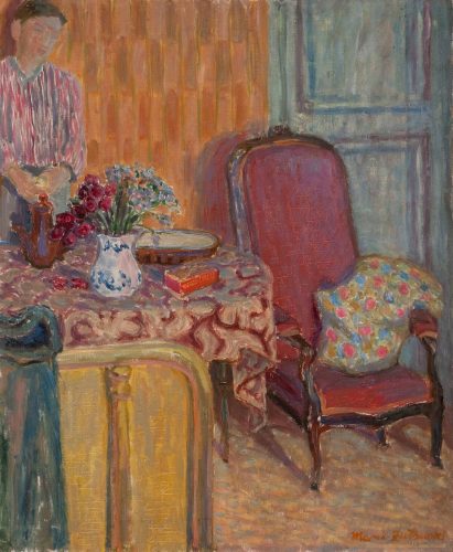 Marek Żuławski, Fragment wnętrza pokoju (Wnętrze II), sztuka polska, sztuka współczesna, malarstwo współczesne, niezła sztuka