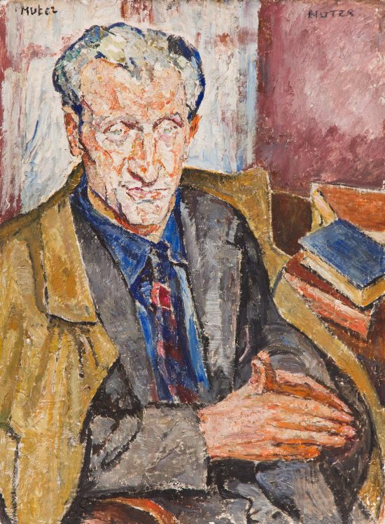 Mela Muter, Portret Maurice’a Ravela, portret kompozytora, portret muzyka, sztuka polska, moda polska, niezła sztuka