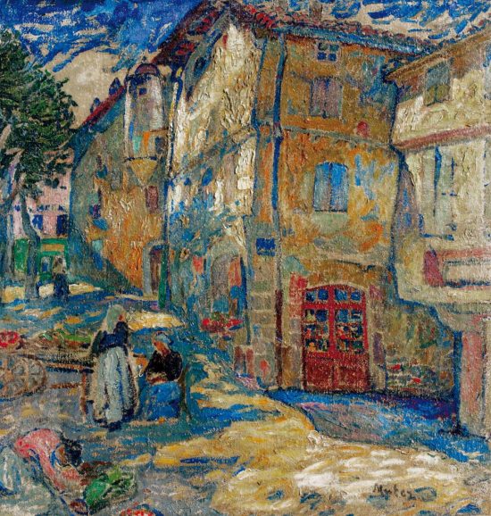 Mela Muter, ulica w miasteczku w Prowansji, kapiści, sztuka polska, kobiety w sztuce, Niezła Sztuka