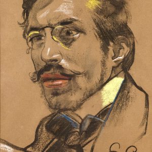 Stanisław Wyspiański, Portret Jerzego Żuławskiego, sztuka polska, Niezła Sztuka