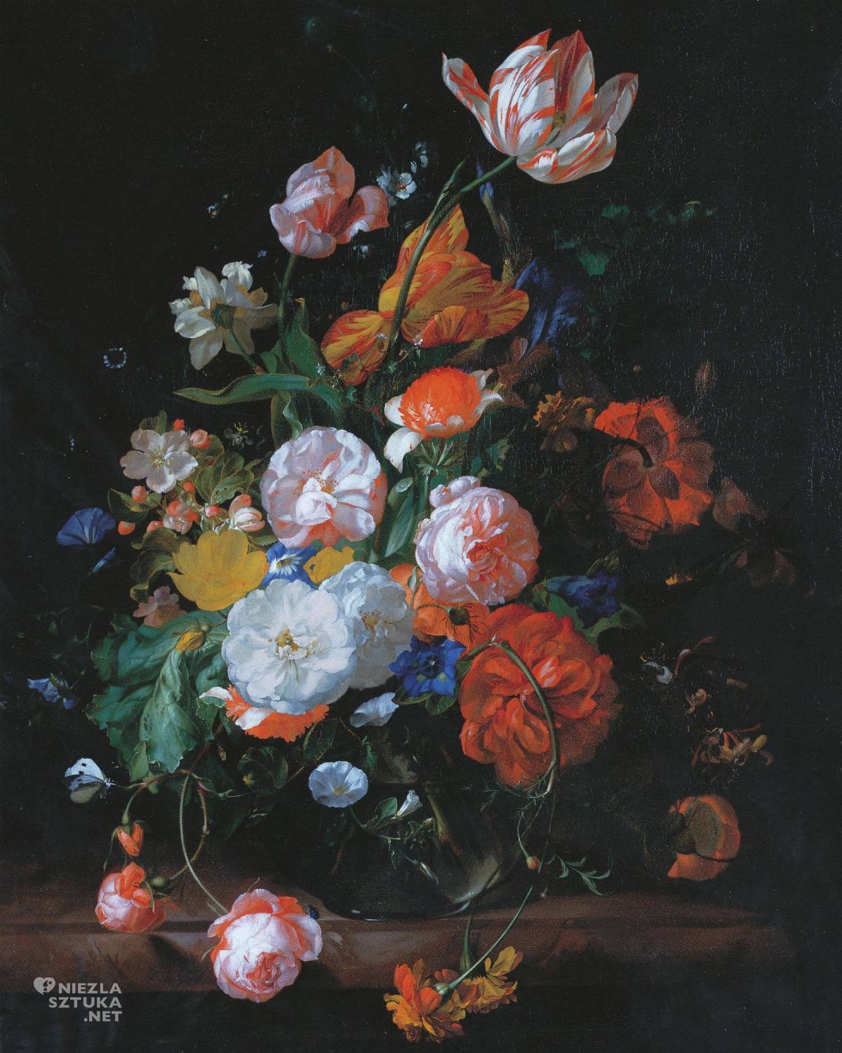 Rachel Ruysch, Róże, tulipany, sztuka botaniczna, Kobiety w sztuce, Niezła sztuka