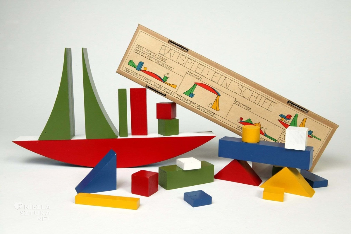 Alma-Siedhoff-Buscher, Zabawki, Bauhaus, kobiety Bauhausu, niezła sztuka