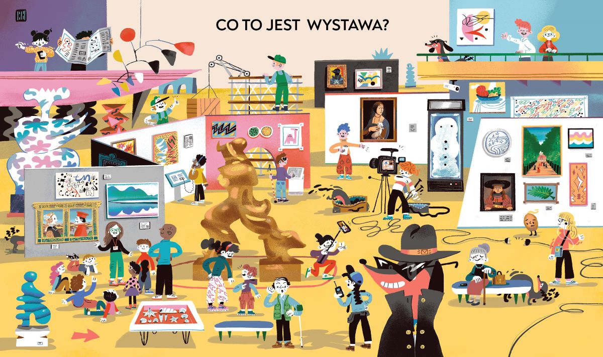 Czytaj z Albikiem, Sztuka, Dla dzieci, Albi, Katarzyna Witt, Przemek Liput, okładka, Niezła Sztuka