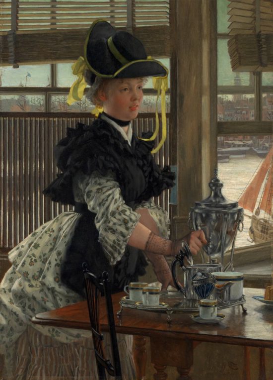 James Tissot, Herbata, Turniura, Moda damska, Niezła Sztuka