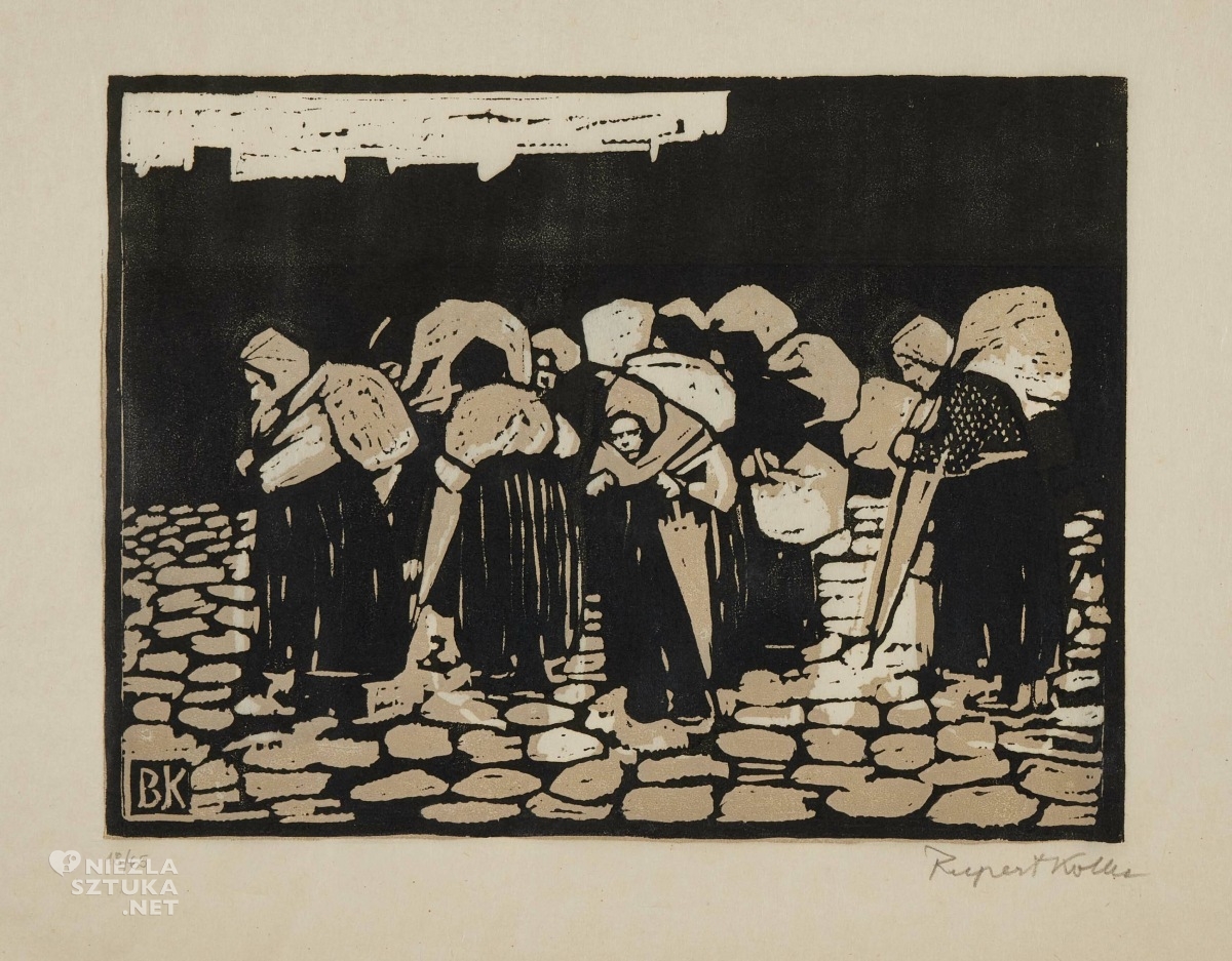 Broncia Koller-Pinell, Bronisława Koller-Pinell, Chłopki w drodze do miasta, kobiety w sztuce, sztuka polska, niezła sztuka