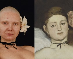 Katarzyna Kozyra, Olimpia, sztuka współczesna, sztuka polska, fotografia,Édouard Manet, Olimpia, akt, Musée d’Orsay, Niezła sztuka