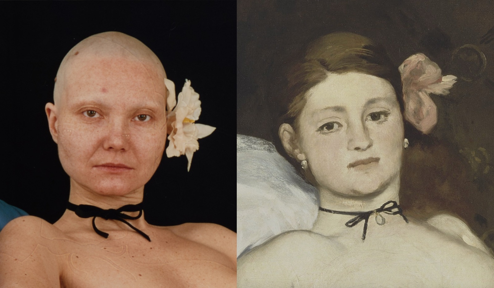 Katarzyna Kozyra, Olimpia, sztuka współczesna, sztuka polska, fotografia,Édouard Manet, Olimpia, akt, Musée d’Orsay, Niezła sztuka
