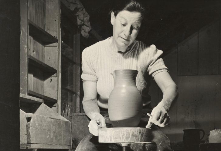 Marguerite Wildenhain, fotografia, zdjęcie, pracownia artystki, kobiety w sztuce, Bauhaus, kobieta artystka, niezła sztuka