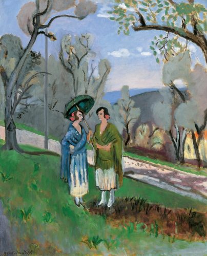 Henri Matisse, Rozmowa pod drzewami oliwnym, sztuka francuska, niezła sztuka