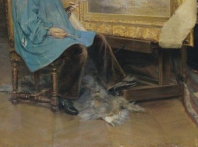 Georges Achille-Fould, Rosa Bonheur, portret, pracownia, niezła sztuka