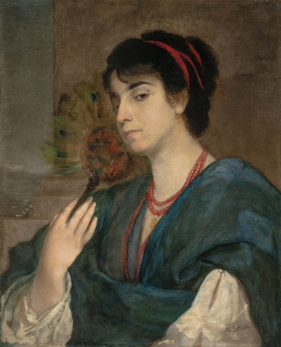 Maurycy Gottlieb, Sulamitka, Sulamith, Dama z wachlarzem, realizm, sztuka polska, Niezła Sztuka