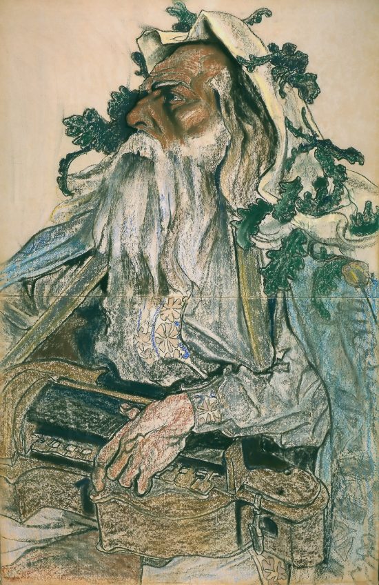 Stanisław Wyspiański, Rapsod, portret sceniczny, Andrzej Mielewski, secesja, sztuka polska, Niezła Sztuka
