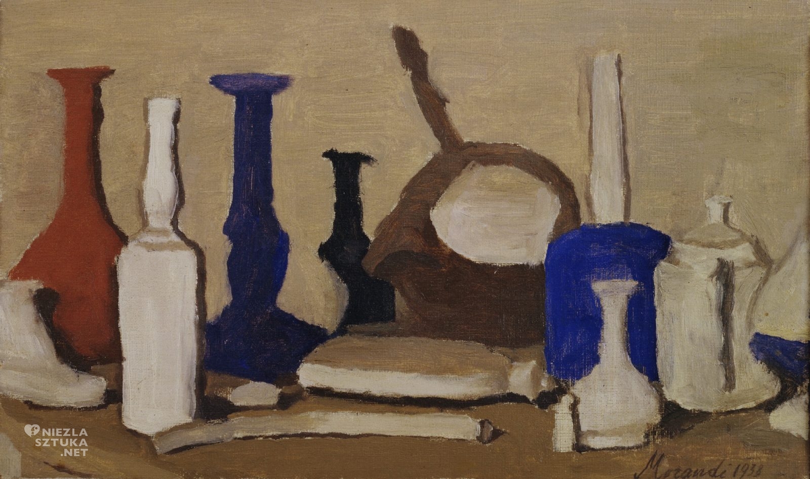 Giorgio Morandi, Martwa natura, sztuka włoska, niezła sztuka
