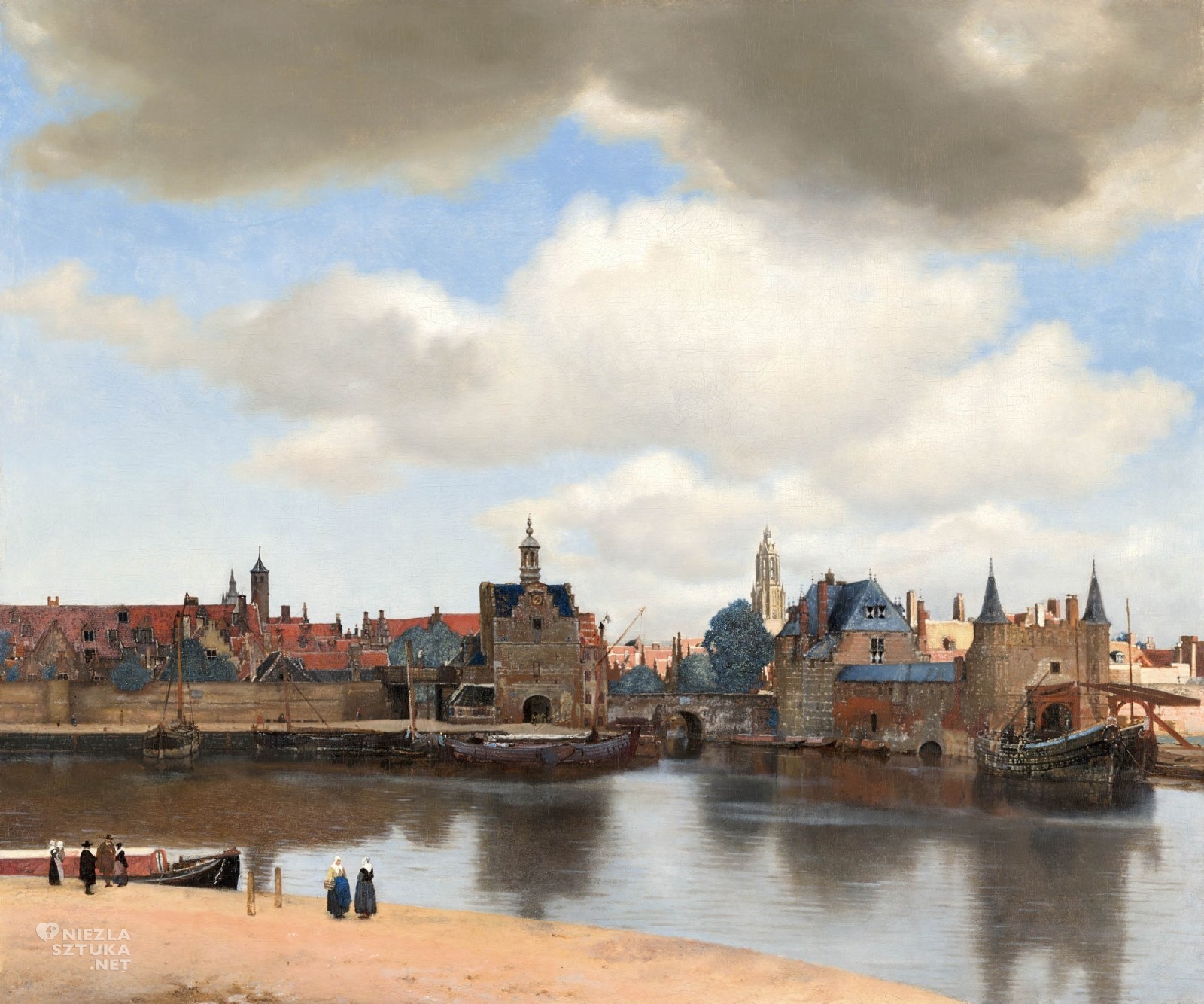 Johannes Vermeer, Widok Delft, Mauritshuis, Haga, Niezła sztuka