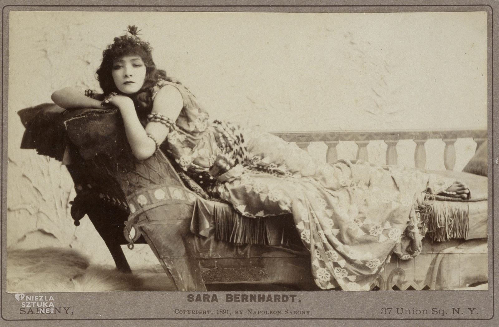 Sarah Bernhardt jako Kleopatra, kobiety w sztuce, aktorka, Niezła Sztuka