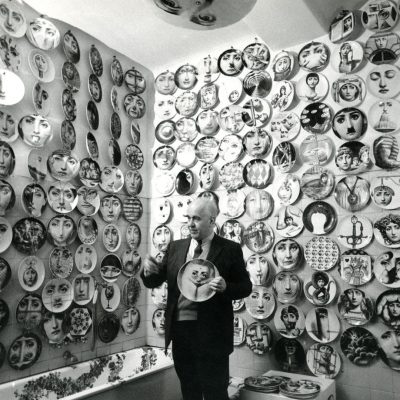 Piero Fornasetti, sztuka włoska, zdjęcie, archiwum, niezła sztuka