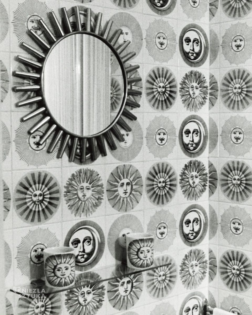 Piero Fornasetti, Łazienka Soli, sztuka włoska, zdjęcie, archiwum, niezła sztuka
