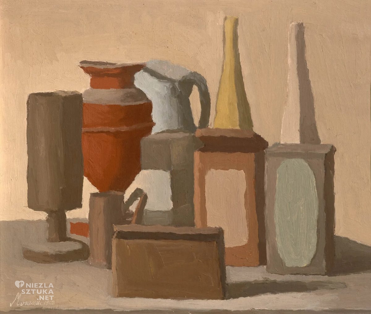 Giorgio Morandi, Martwa natura, sztuka włoska, sztuka współczesna, niezła sztuka