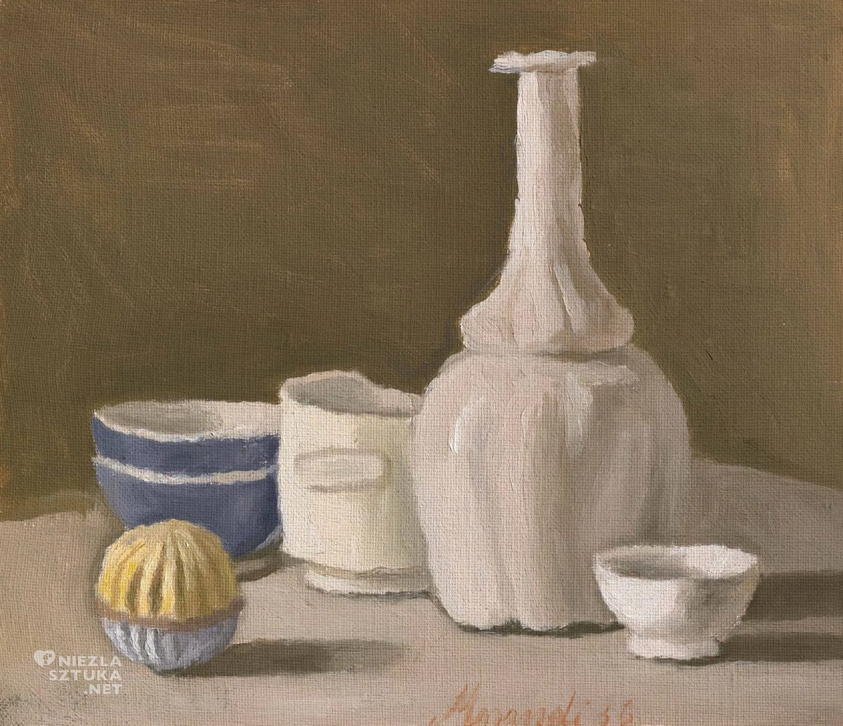 Giorgio Morandi, Martwa natura, sztuka włoska, niezła sztuka