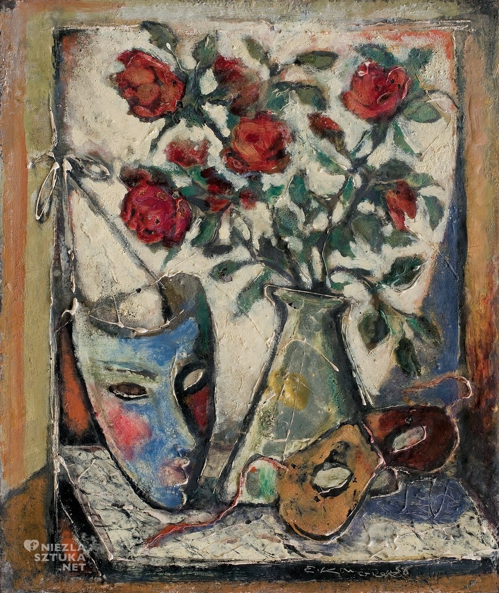 Eliasz Kanarek, Róże i Maski, martwa natura, sztuka polska, sztuka amerykańska, niezła sztuka