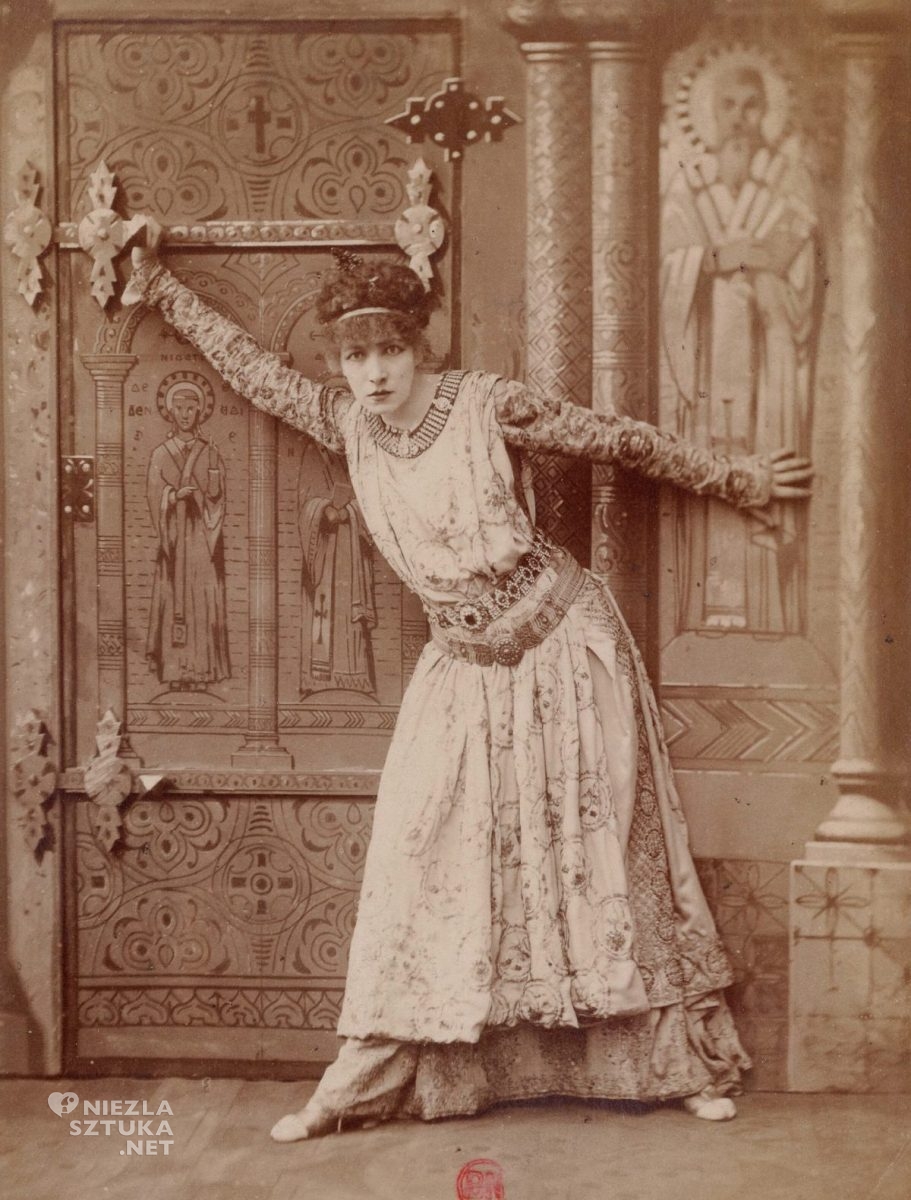 Sarah Bernhardt w sztuce Theodora, aktorka, kobiety w sztuce, Niezła Sztuka