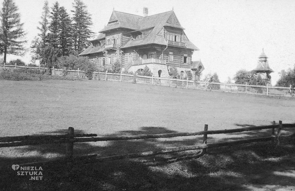 Zakopane, willa pod jedlami, stanisław witkiewicz, fotografia, Niezła Sztuka