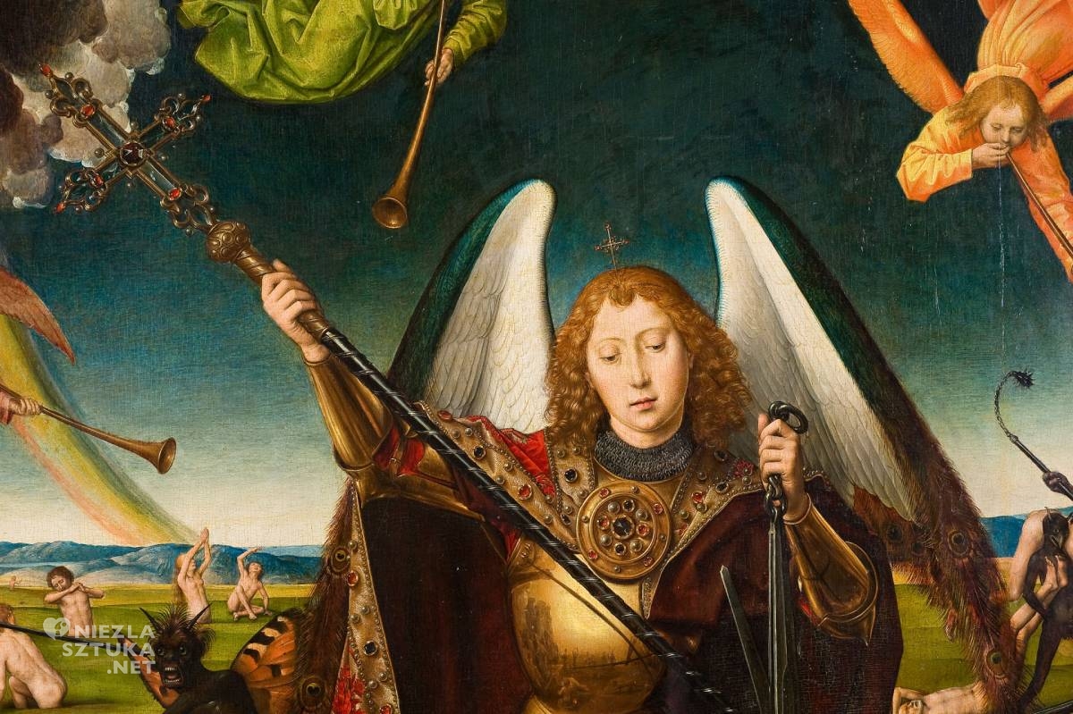 Hans Memling, Sąd ostateczny, Archanioł Michał, Muzeum Narodowe w Gdańsku, Niezła sztuka
