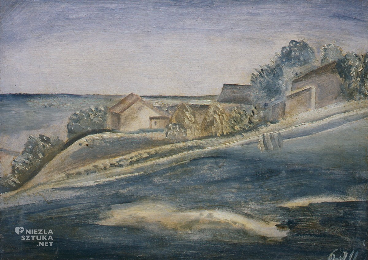 Giorgio Morandi, Pejzaż, niezła sztuka