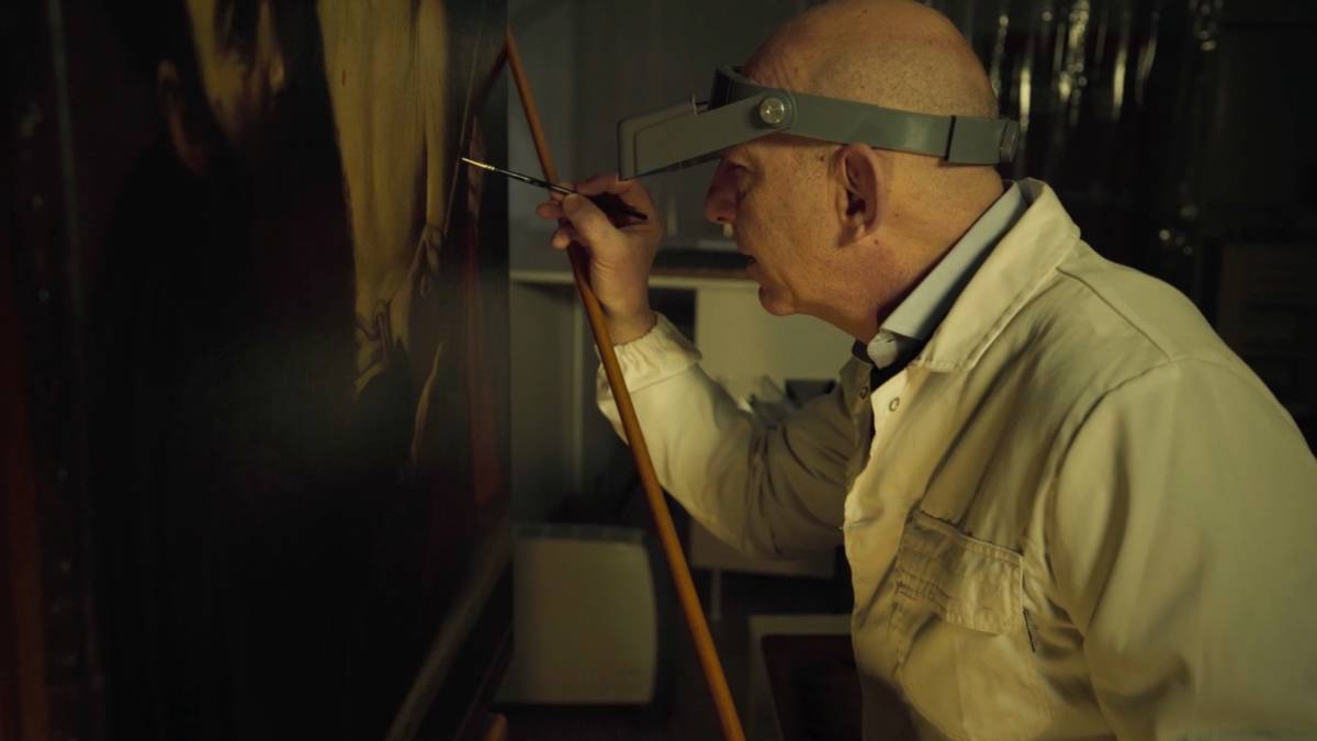 Caravaggio: Na tropie arcydzieła, kadr, film o Caravaggiu, biografia, film o sztuce, niezła sztuka