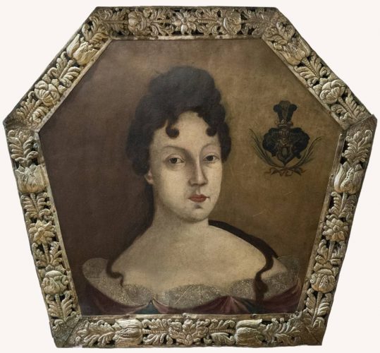 Portret trumienny Krystyny Nostitz ze Szlichtingów, portrety trumienne, sztuka funeralna, Muzeum Ziemi Międzyrzeckiej im. Alfa Kowalskiego, niezła sztuka