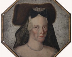 Portret trumienny Margarethe Miesitscheck, portrety trumienne, sztuka funeralna, Muzeum Ziemi Międzyrzeckiej im. Alfa Kowalskiego, niezła sztuka