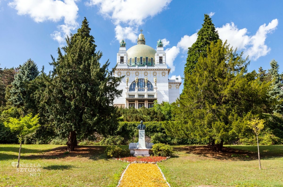 Kościół w Steinhof, kościół św. Leopolda, Otto Wagner Areal, zdjęcie, Niezla Sztuka
