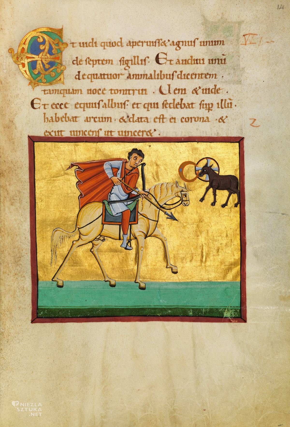 Czterej Jeźdźcy Apokalipsy, Apokalipsa Bamberska, miniatury, ilustracje sakralne, niezła sztuka