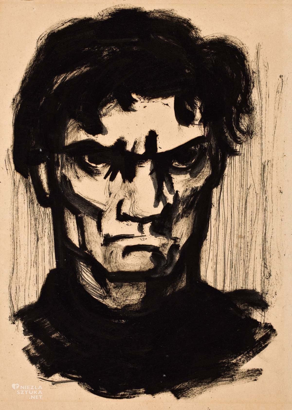 Waldemar Cwenarski, Autoportret, Malarstwo Polskie, Portret artysty, Wrocław, Sztuka współczesna, Niezła Sztuka