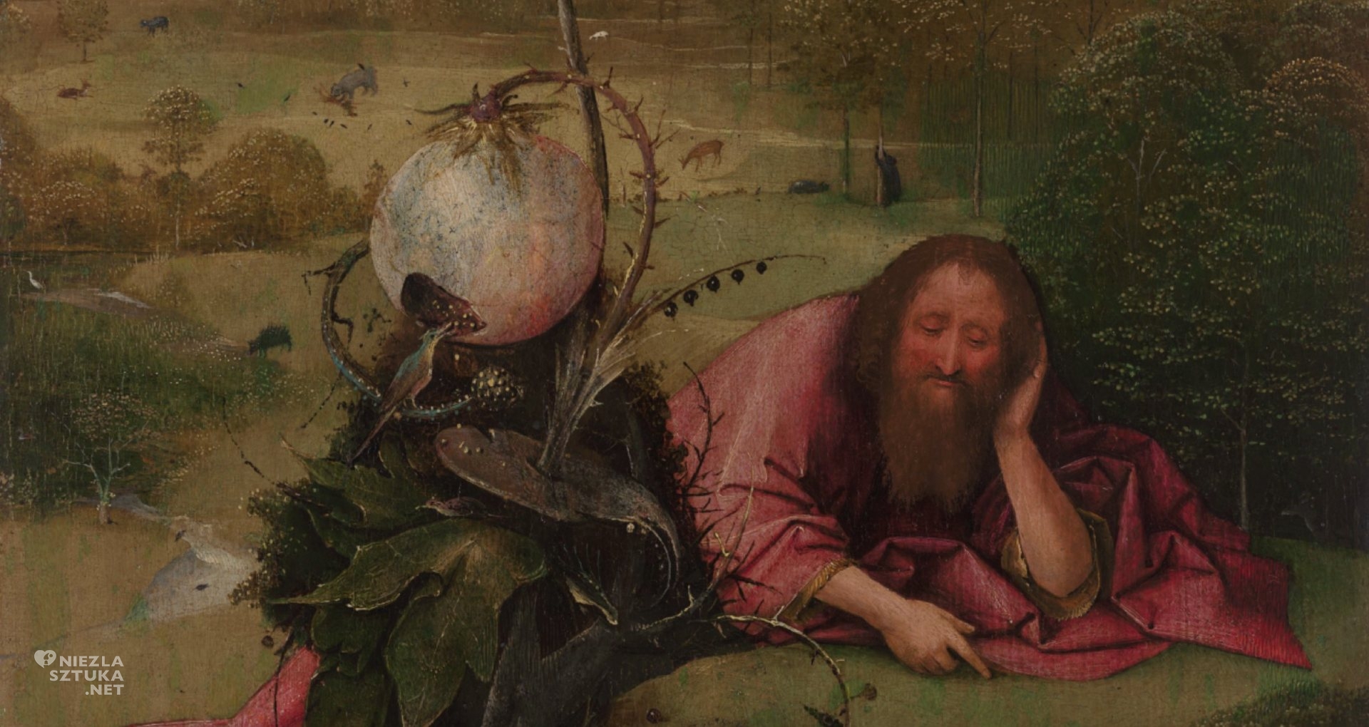 Hieronim Bosch, Św. Jan Chrzciciel, sztuka niderlandzka, motyw biblijny, sztuka religijna, Niezła Sztuka