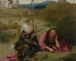 Hieronim Bosch, Św. Jan Chrzciciel, sztuka niderlandzka, motyw biblijny, sztuka religijna, Niezła Sztuka