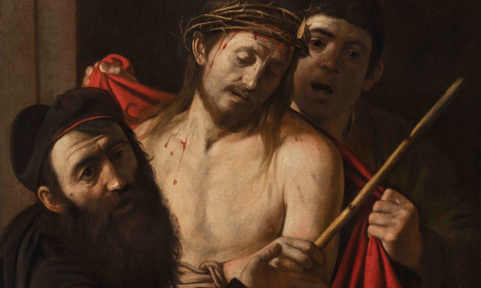 Caravaggio, Ecce Homo, motywy religijne, malarstwo włoskie, niezła sztuka