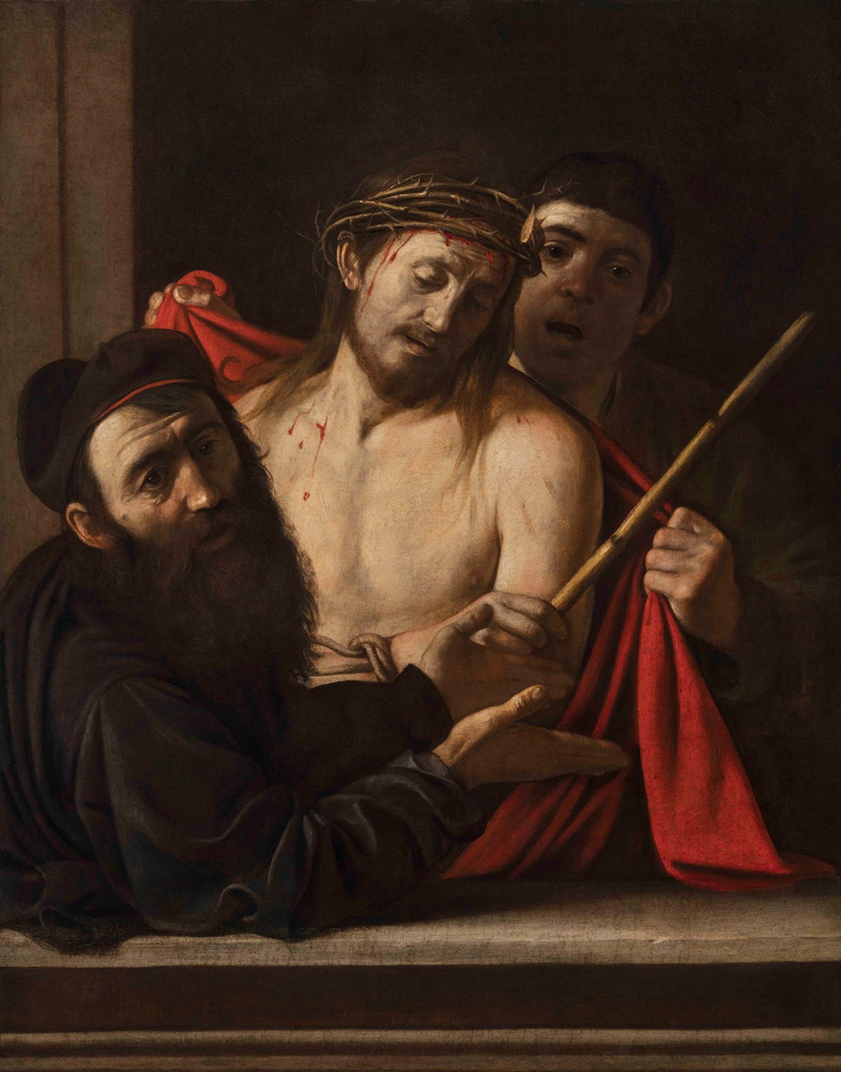 Caravaggio, Ecce Homo, motywy religijne, malarstwo włoskie, niezła sztuka