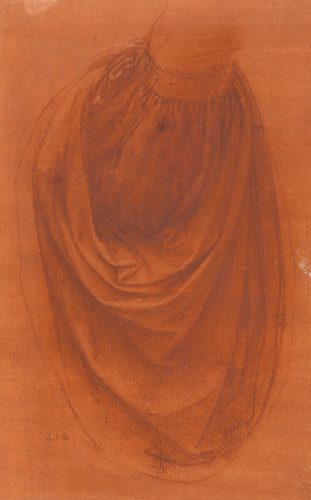 Leonardo da Vinci, Studium rękawa, studium szaty, szkic, Salvator Mundi, niezła sztuka