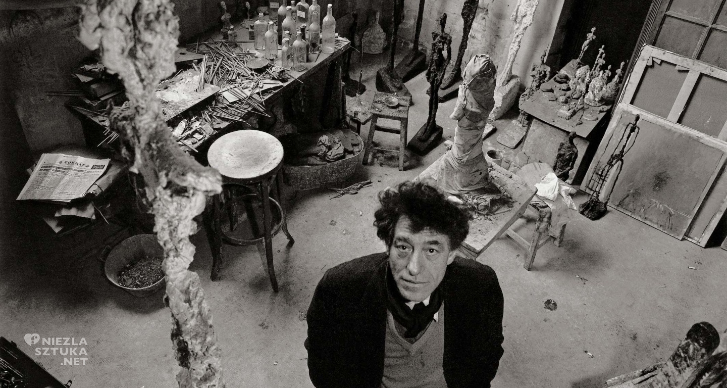 Alberto Giacometti, zdjęcie, fotografia, archiwum, sztuka szwajcarska, rzeźba, niezła sztuka