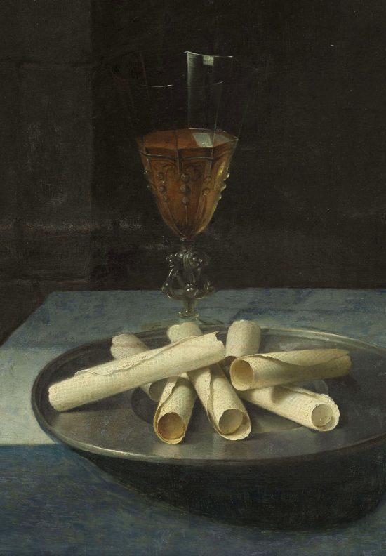 Lubin Baugin, Martwa natura z waflami, breakfast pieces, sztuka francuska, Niezla Sztuka