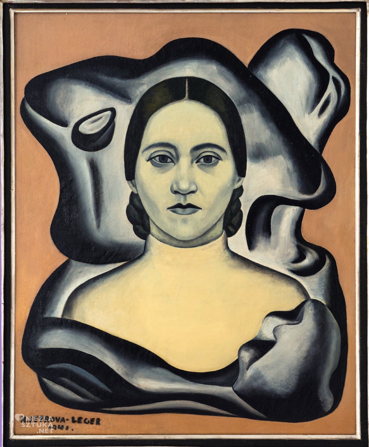 Nadia Léger, Nadieżda Pietrowna, Nadia Grabowska, Wanda Chodasiewicz, Autoportret, przysięga bojowniczki ruchu oporu, sztuka francuska, kobiety w sztuce, portret kobiecy, niezła sztuka