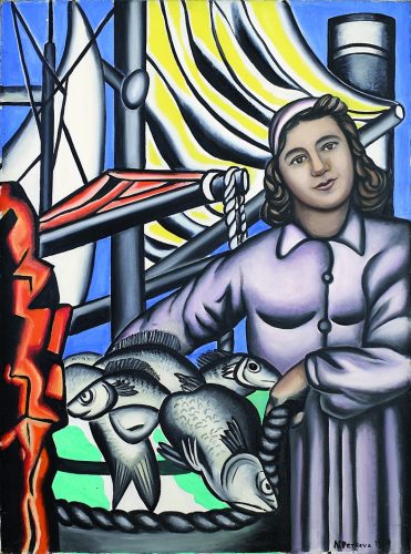 Nadia Léger, Nadia Grabowska, Sprzedawczyni ryb, Kobieta artystka, Sztuka Rosyjska, Sztuka współczesna, Awangarda, Niezła Sztuka