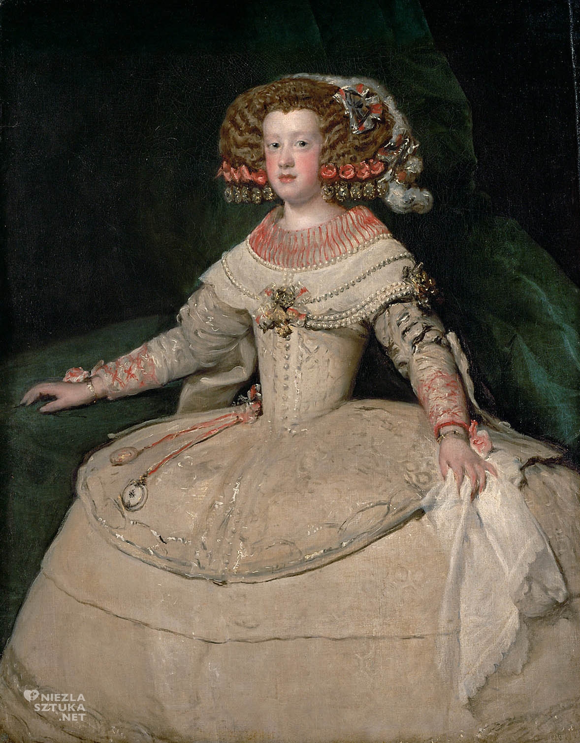 Diego Velázquez, Infanta Maria Teresa Habsburg, portret, niezła sztuka