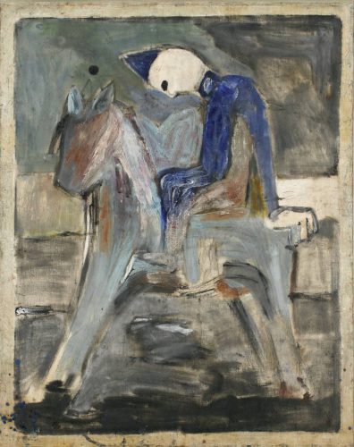 Waldemar Cwenarski, Pajac na koniu, Malarstwo Polskie, Wrocław, Sztuka współczesna, Niezła Sztuka