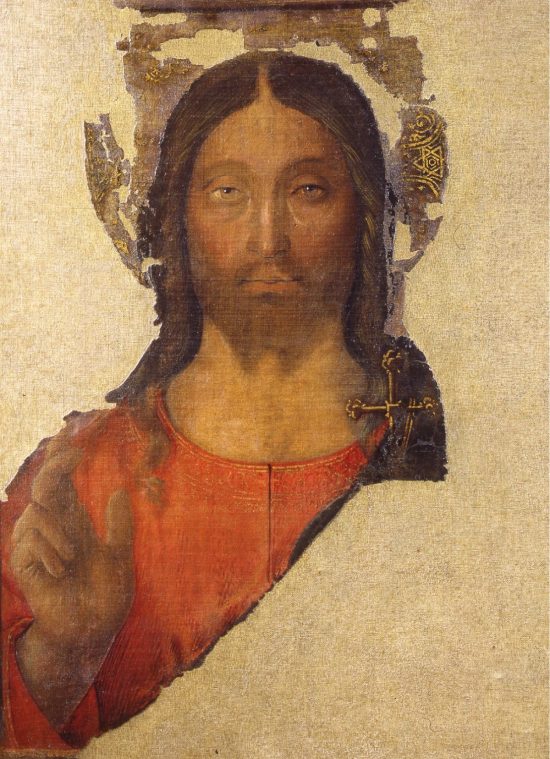 Bartolomeo della Gatta, Salvator Mundi, sztuka włoska, niezła sztuka