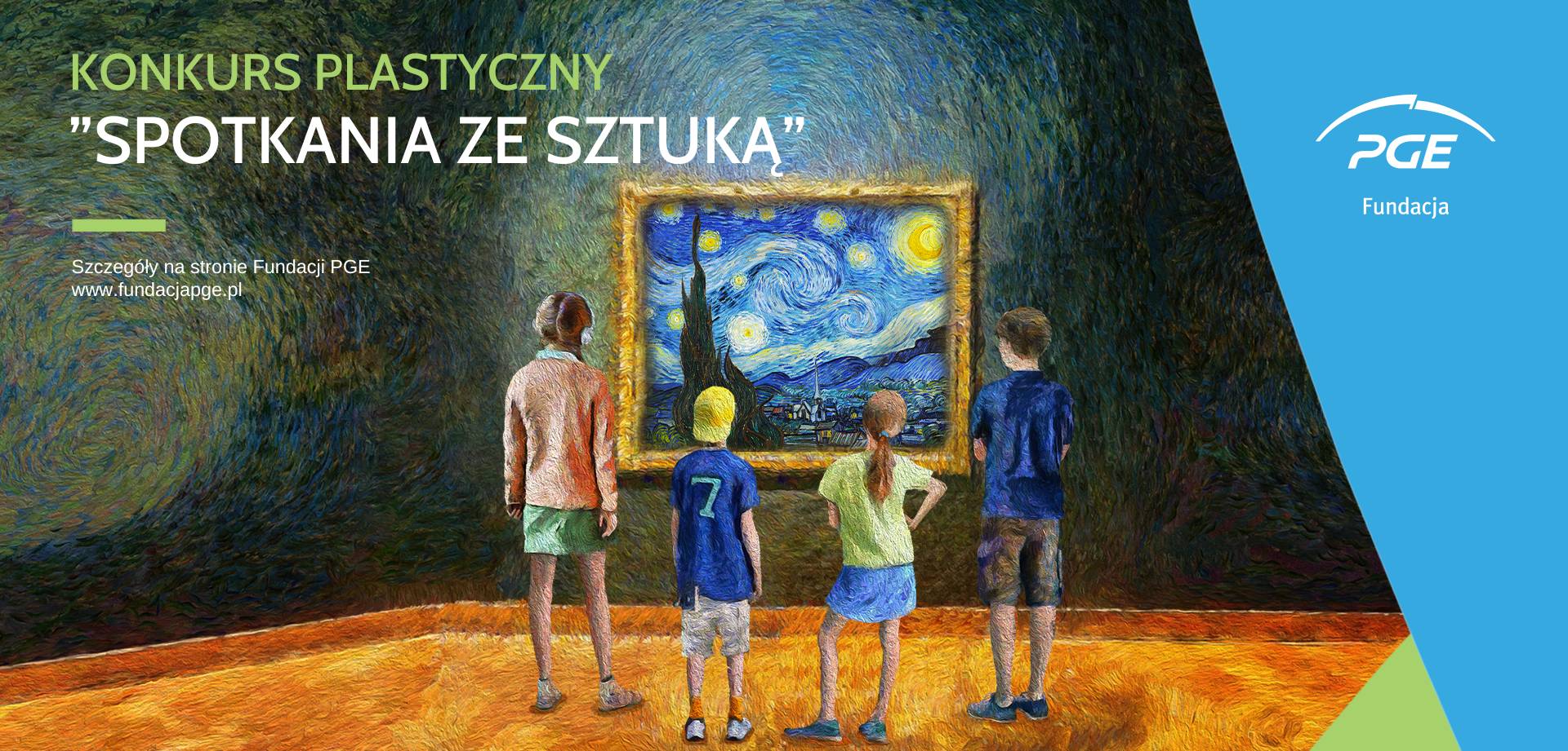 Spotkania ze sztuką, konkurs plastyczny, ogólnopolski konkurs plastyczny dla dzieci i młodzieży, fundacja PGE, Niezla Sztuka