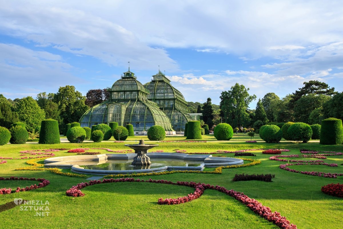 Palmenhaus, Schonbrunn Palace Park, Privizer, Palmiarnia, Wiedeń – miejsca nieoczywiste, Ogród Botaniczny, Wiedeń, Austria, Niezla Sztuka