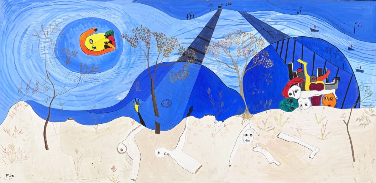 Ewa Kuryluk, Wojna, sztuka współczesna, sztuka polska, Warszawskie Targi Sztuki, niezła sztuka